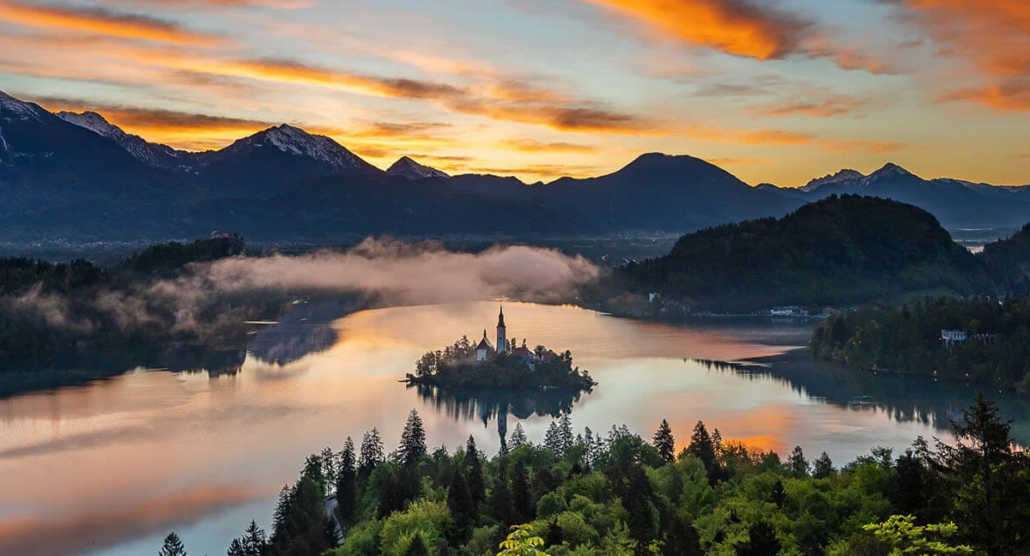 Vila Grad Bled spalnica